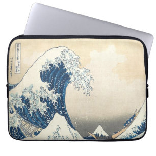 The Great Wave off Kanagawa Ukiyo-e Japanese Laptop Sleeve