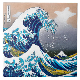 The Great Wave off Kanagawa Vector HD Tile