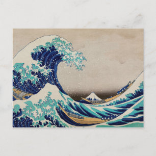The Great Wave off Kanagawa vintage Postcard