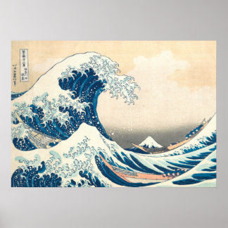 The Great Wave Off of Kanagawa Poster