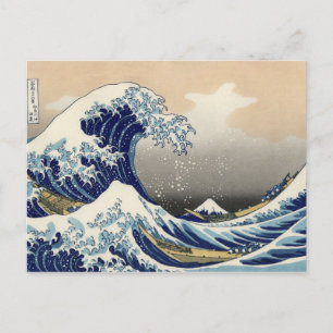 the great wave postcard