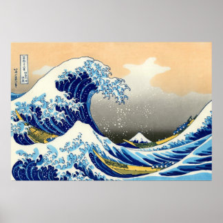 The Great Wave Poster