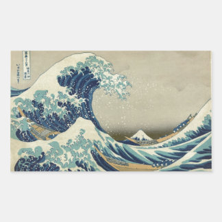 The Great Wave Rectangular Sticker