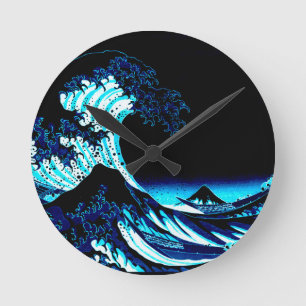 The Great Wave Round Clock