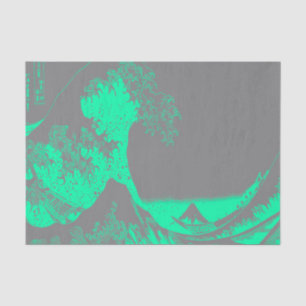 The Great Wave Seafoam Green & Grey Tissue Paper