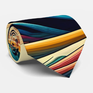 The Great Wave, wave off Kanagawa v1 Tie