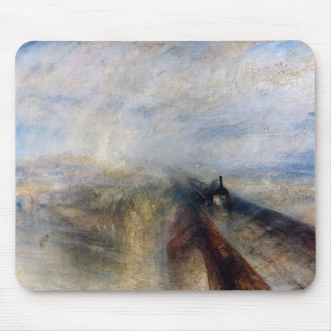 The Great Western Railway, William Turner, 1844 Mouse Pad (Front)
