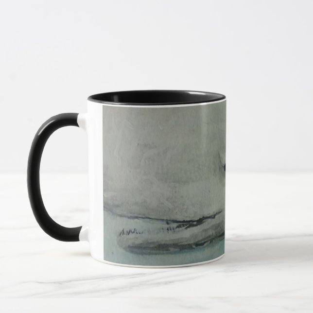The Great White Whale Coffee Mug (Left)