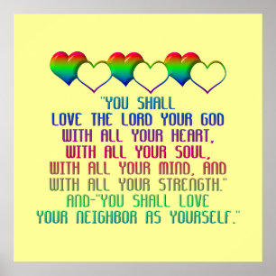 The Greatest Commandment Poster