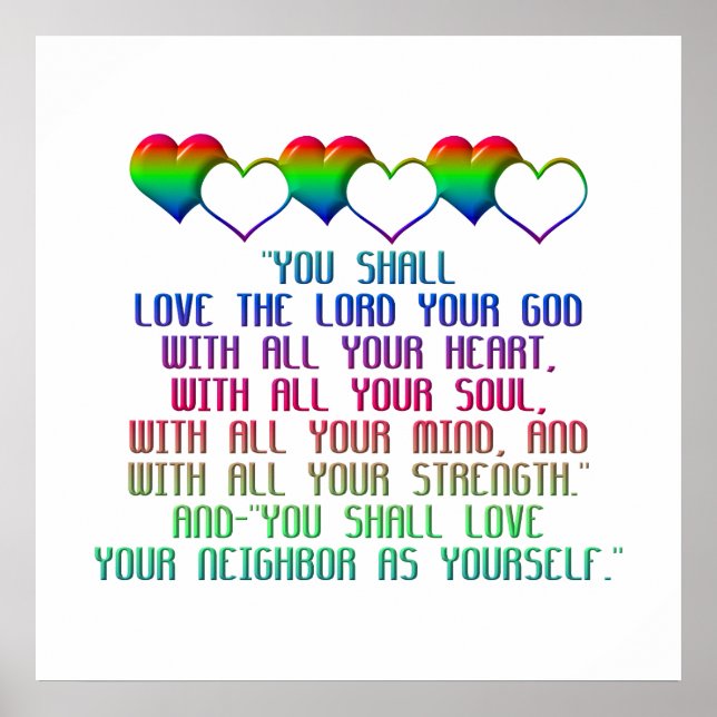 The Greatest Commandment Poster (Front)