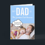 The greatest dad custom greeting card<br><div class="desc">Tell your dad just what makes him so special with this custom greeting card</div>