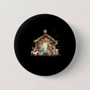 The Greatest Gift For All Christmas Nativity Jesus 6 Cm Round Badge