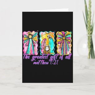 The Greatest Gift For All Christmas Nativity Jesus Card