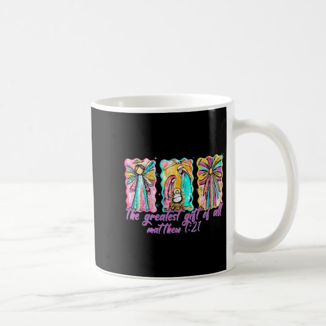 The Greatest Gift For All Christmas Nativity Jesus Coffee Mug (Right)