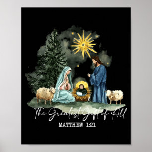 The Greatest Gift Of All Christmas Xmas Nativity B Poster