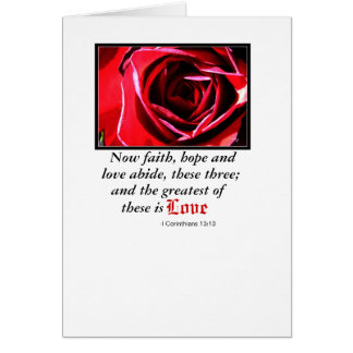 The greatest of these is love