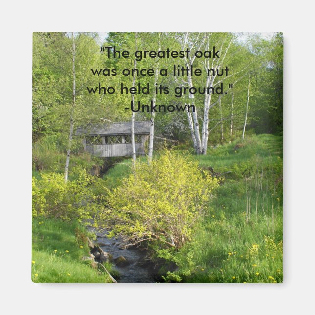 "The greatest osk was once a little n... Magnet (Front)