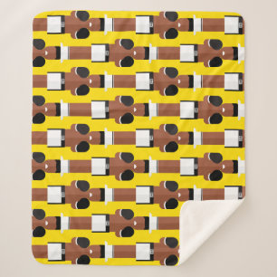 The Greatest – Patterned Sherpa Blanket