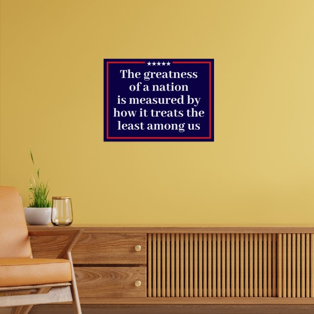 The Greatness of a Nation Political Poster (Living Room 2)