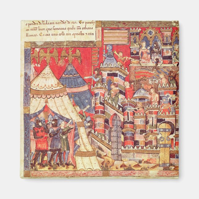 The Greek Camp and the City of Troy Magnet (Front)