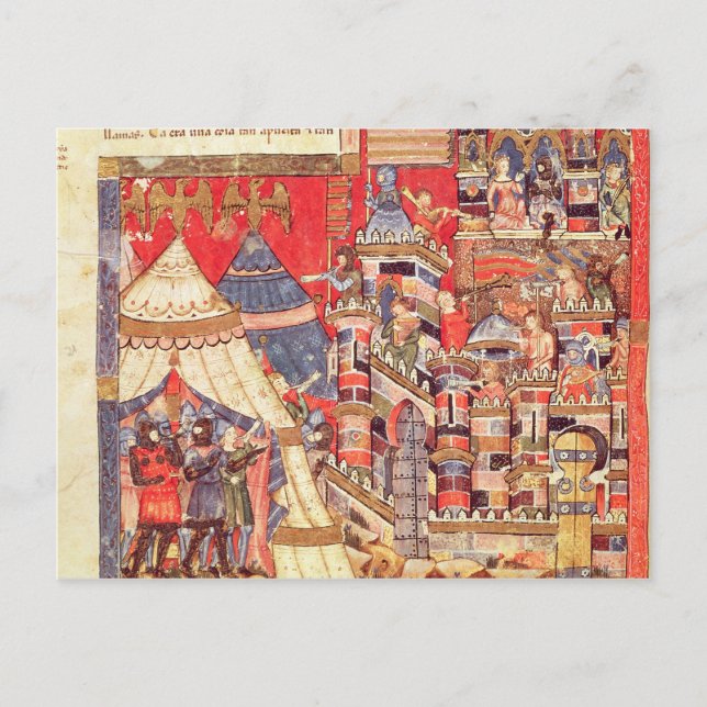 The Greek Camp and the City of Troy Postcard (Front)