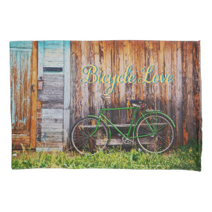 The Green Bicycle 1 Pillowcase