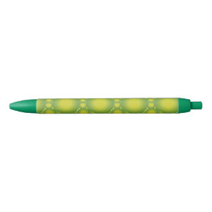 The Green bubbles Black Ink Pen