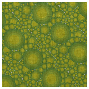 The Green bubbles Fabric