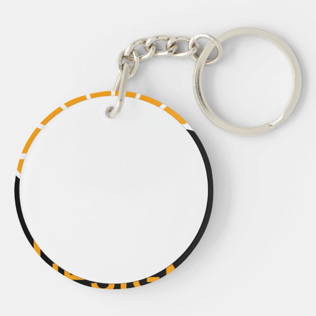 The Green bubbles Key Ring (Back)