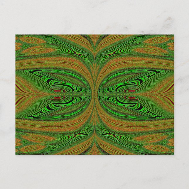 The Green Butterfly  Postcard (Front)