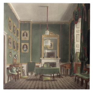 The Green Closet, Buckingham House, from 'The Hist Ceramic Tile
