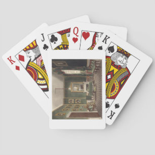 The Green Closet, Buckingham House, from 'The Hist Playing Cards