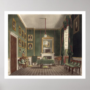The Green Closet, Buckingham House, from 'The Hist Poster