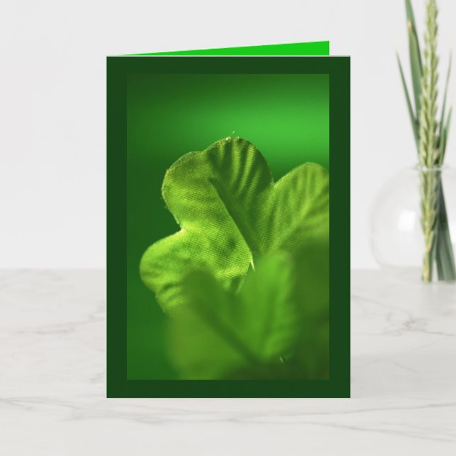 The Green Clover - Holiday Card (Front)