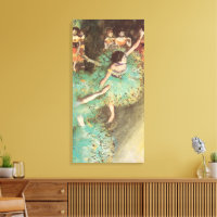 The Green Dancer by Edgar Degas, Vintage Ballet