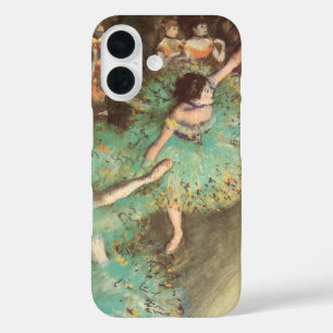 The Green Dancer by Edgar Degas, Vintage Ballet iPhone 16 Case