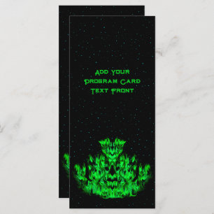 The green Flame Monster in The Starlight Sky Program