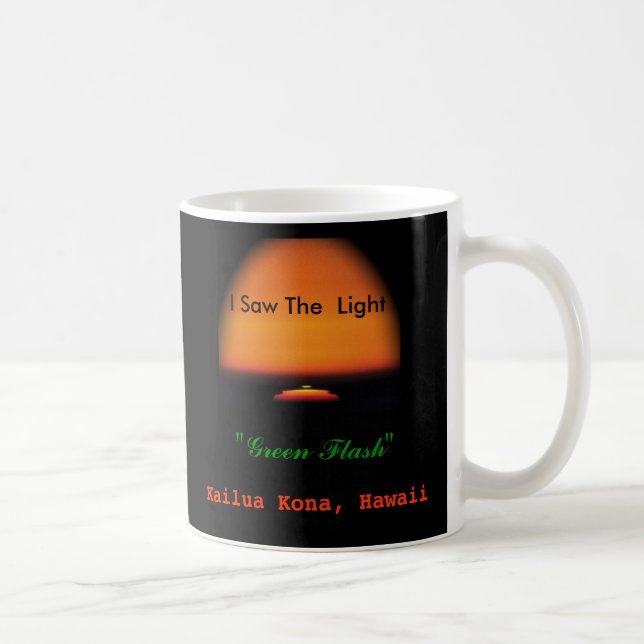 The Green Flash Sunset Coffee Mug (Right)