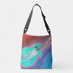 The green guitar crossbody bag