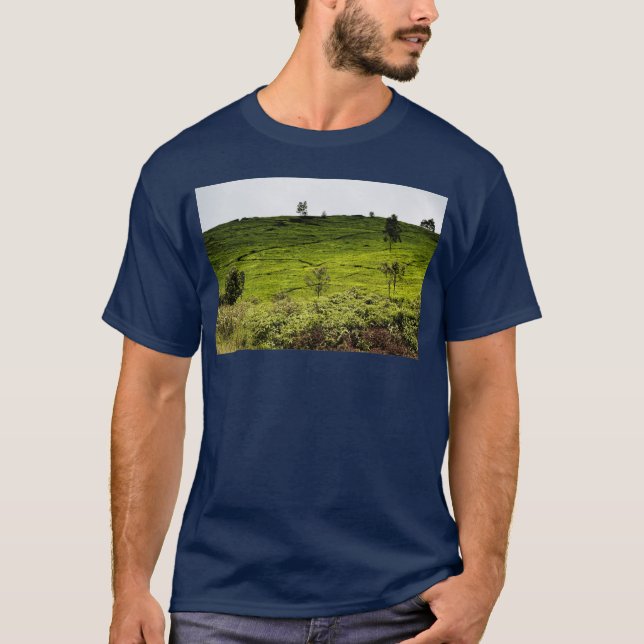 The green hills of the Ciwidey tea plantations T-Shirt (Front)