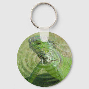 The Green Iguana Key Ring