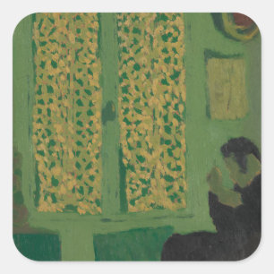 The Green Interior Square Sticker
