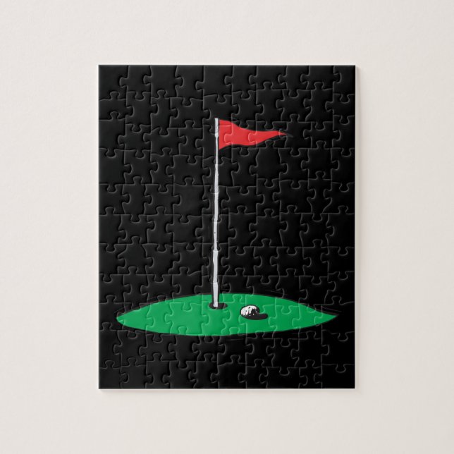 The Green Jigsaw Puzzle (Vertical)