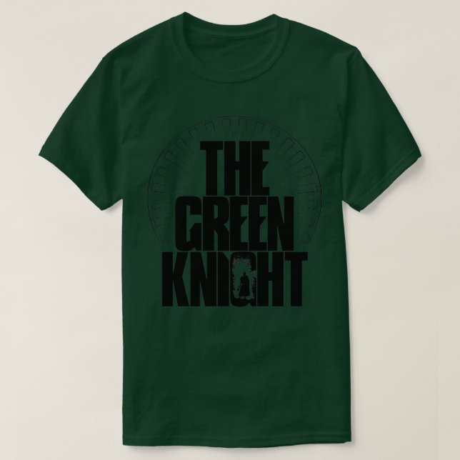 The Green Knight black Classic TShirt (Design Front)