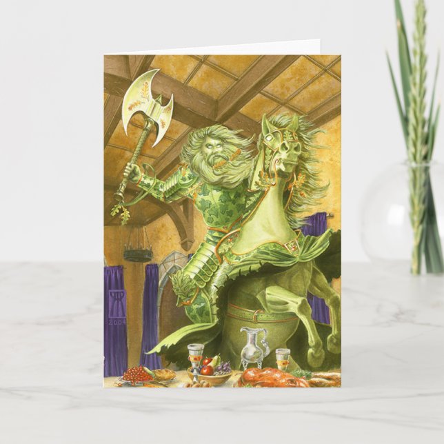 The Green Knight borderless Holiday Card (Front)