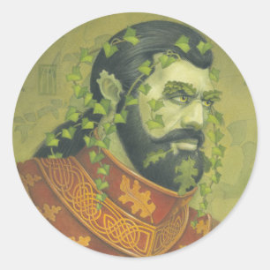 The Green Knight Curio Classic Round Sticker