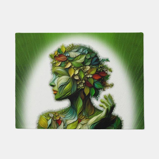 The Green Lady Doormat (Front)