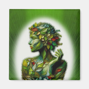 The Green Lady Magnet