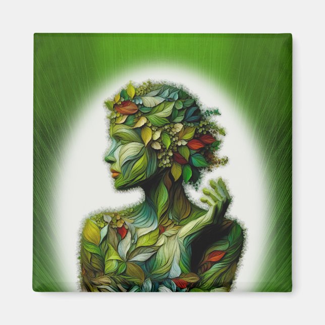 The Green Lady Magnet (Front)
