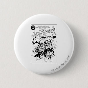The Green Lantern Corps, Black and White 6 Cm Round Badge
